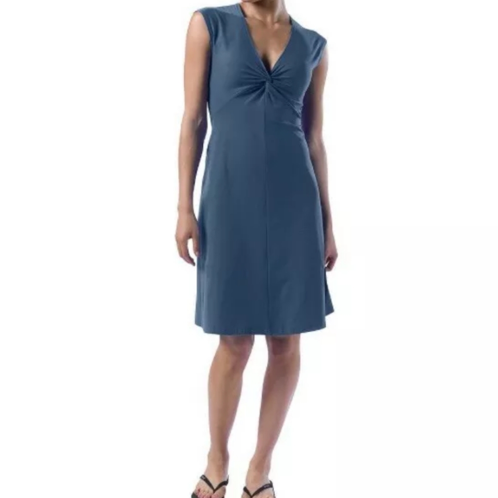 Patagonia Bandha Twist Dress Dark Teal Size Medium